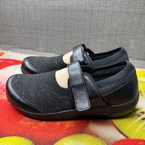 Alegria Womens Size 41 Black Dinamo Sporty Mary Jane Style Shoes